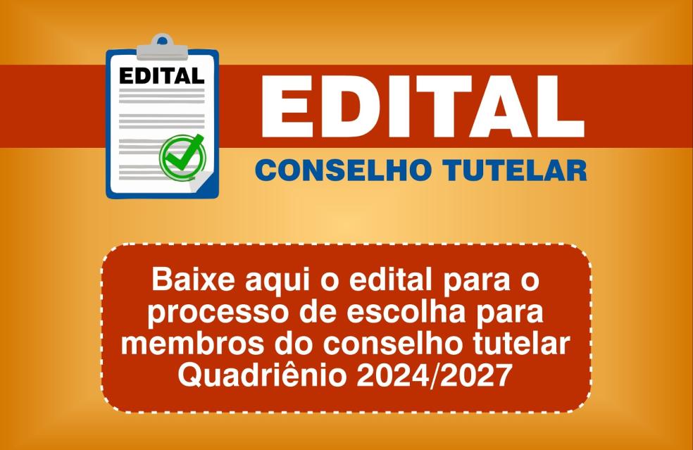Edital Conselho Tutelar