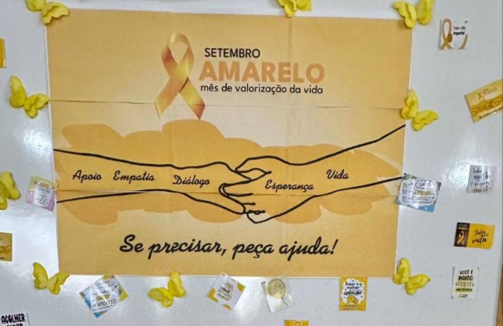 Setembro Amarelo - mês de prevenção ao suicídio.