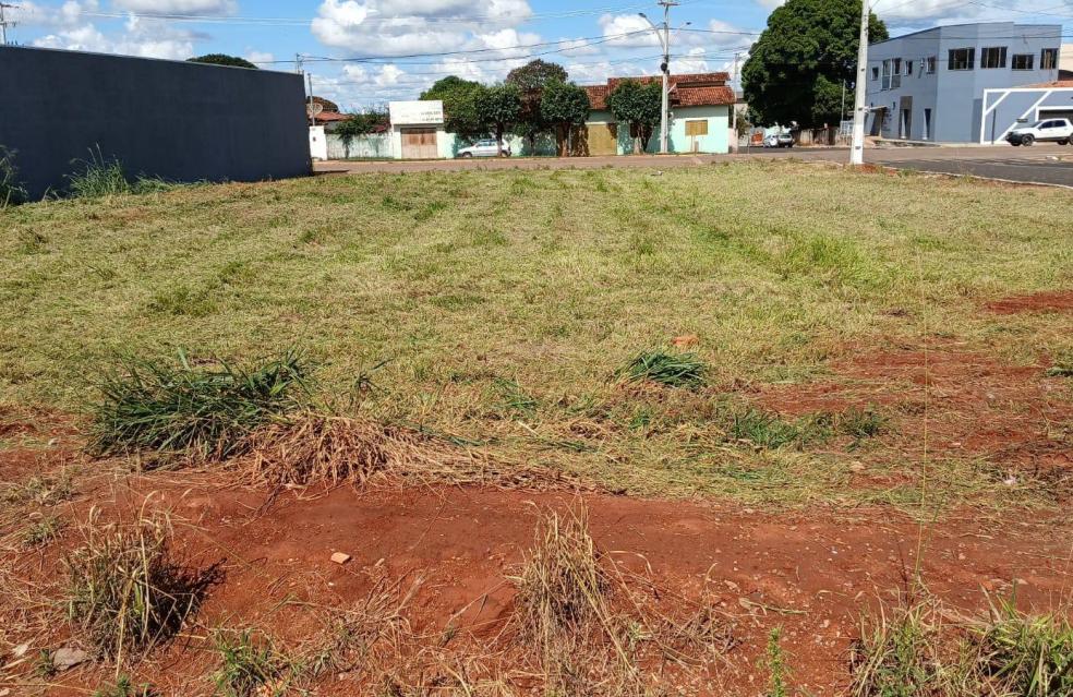 ROÇAGEM DO MATO EM LOTES VAZIOS EM OUVIDOR.