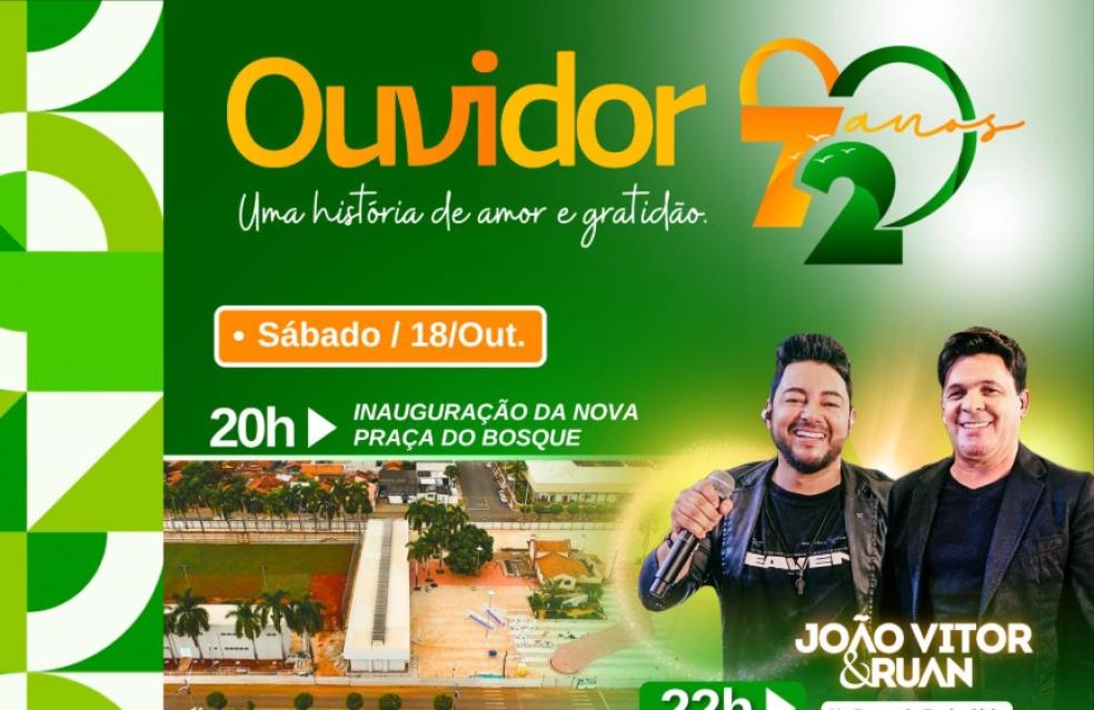 Comemorações dos 72 anos de Ouvidor.