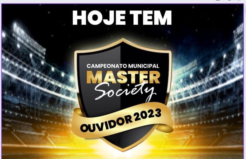 Campeonato municipal de Master Society.