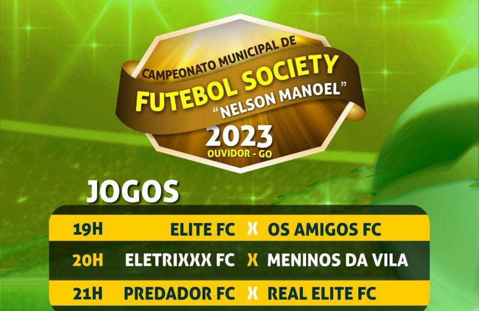 Campeonato municipal de Futebol Society 2023.