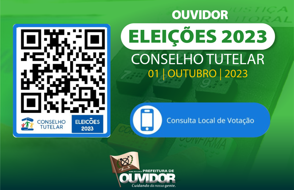 Confira os locais de votação para a eleição do Conselho Tutelar 2023