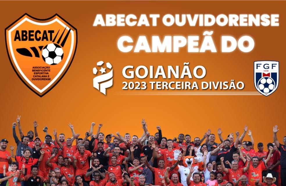 Campeão do Goianão da terceira divisão de 2023!