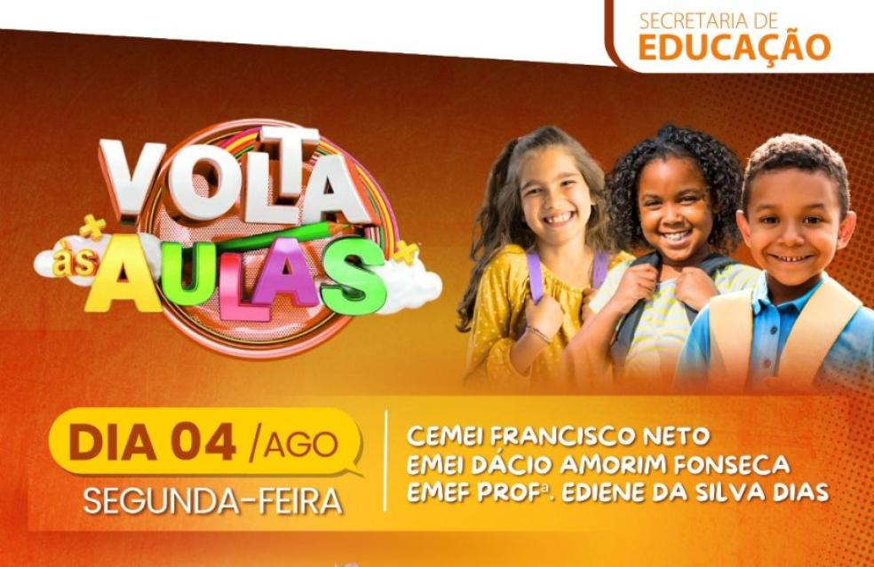 Volta às aulas.